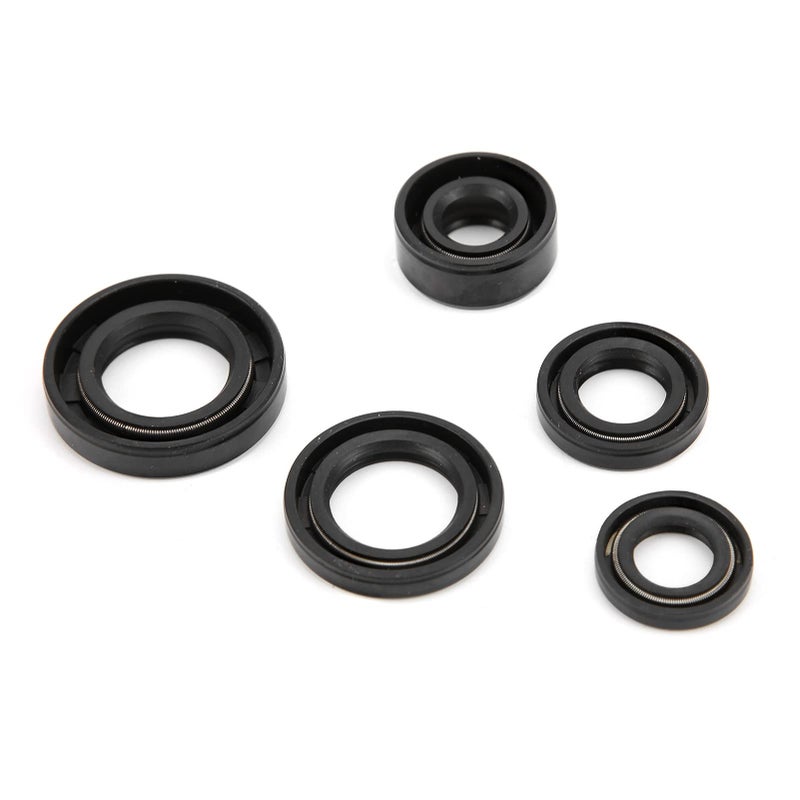 Tbest 5pcs Engine Oil Seals, Engine Oil Seal Set Kit Accessory for Lifan 110cc 125cc 140cc PIT PRO Trail Quad Dirt Bike ATV - Image 3